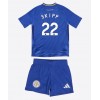 Leicester City Oliver Skipp #22 Hemmaställ Barn 2024-25 Korta ärmar (+ Korta byxor)